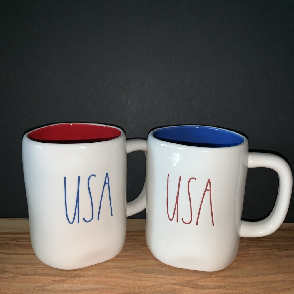 RAE DUNN USA MUGS